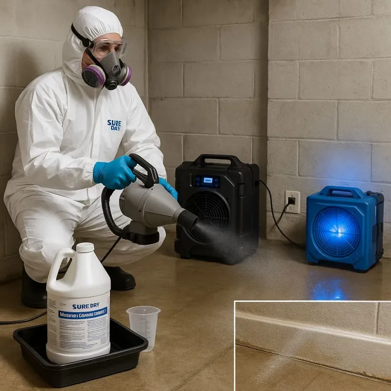 Sanitization and Odor Removal process in Highland Park, TX